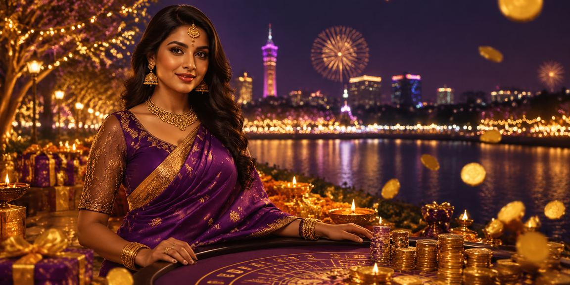 Diwali festival cashback bonanza event at Ahmedabad riverfront lighting
